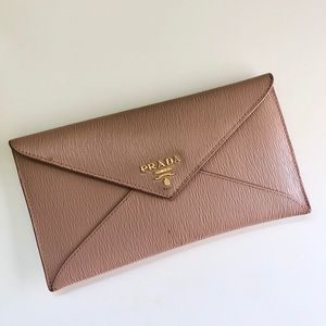 Authentic Prada envelope wallet